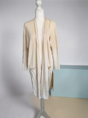 KIT AND ACE Cream Blend Long length Cardigan One Size